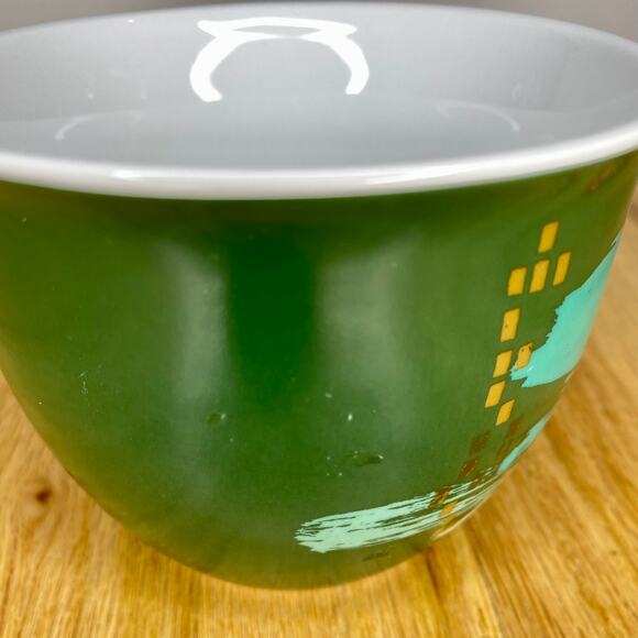 Starbucks Christmas Tree Mug Green 2014 Coffee Cup 14 oz Drinkware - Picture 11 of 11